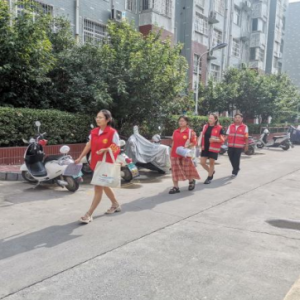 巩义市锦园社区大学生志愿者以奋进姿态激扬青春