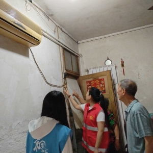 巩义市新华路街道桐和社区开展退役军人志愿服务活动