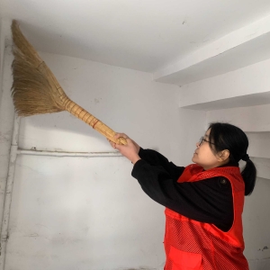 巩义市杜甫路街道安康社区开展清洁家园志愿服务活动